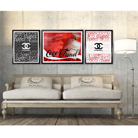 cheap chanel paintings|Chanel picture wall art.